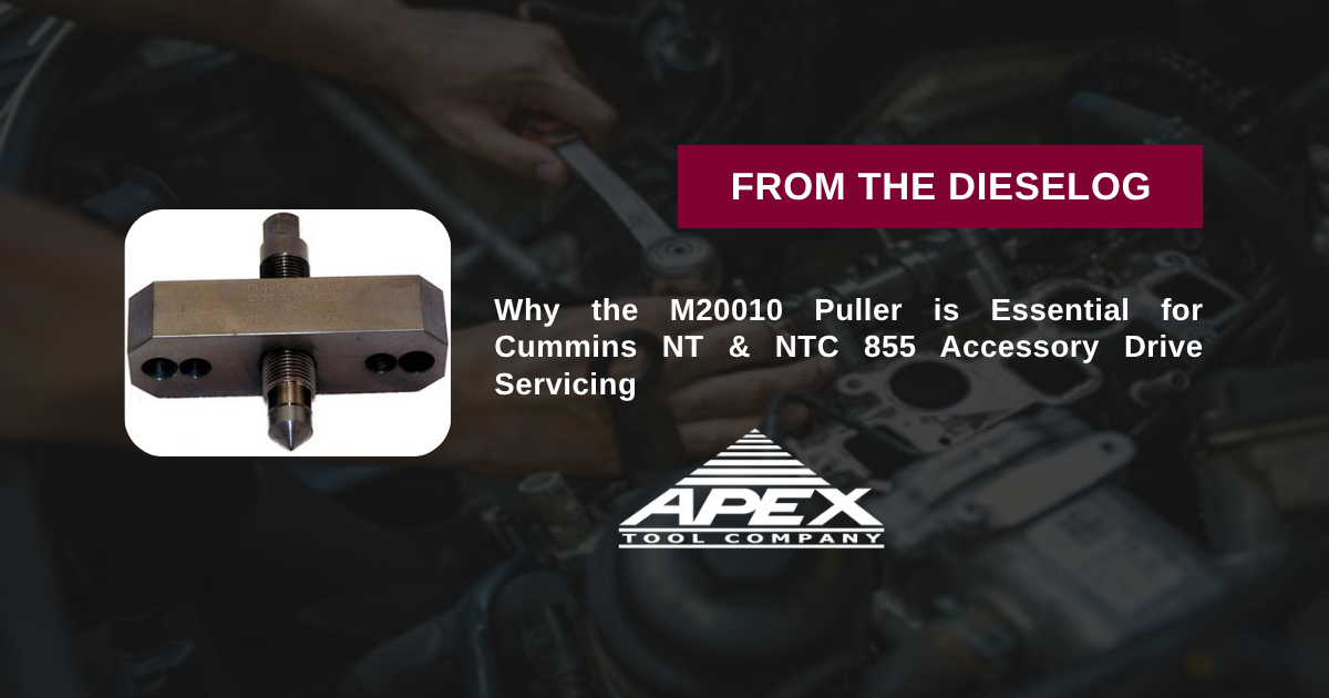 M20010 Cummins NT Accessory Drive Pulley Puller Tool Assembly
